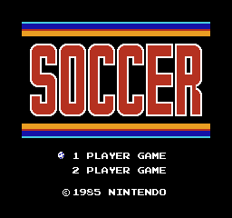 Soccer (1985) (FDS)   © Nintendo 1986    1/3