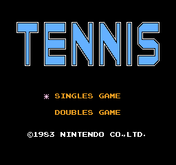 Tennis (1984) (FDS)   © Nintendo 1986    1/3
