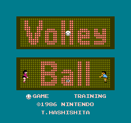 Volleyball (FDS)   © Nintendo 1986    1/3