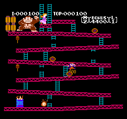 Donkey Kong (FDS)   © Nintendo 1988    2/3