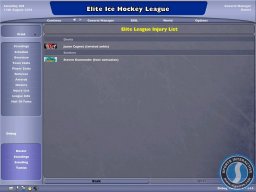 NHL Eastside Hockey Manager 2005 (PC)   © Sega 2005    1/3