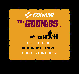 The Goonies (FDS)   © Konami 1988    1/3