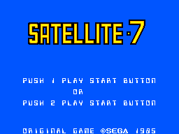 Satellite-7 (SMS)   © Sega 1985    1/6