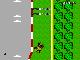 Super Racing (SMS)   © Sega 1988    2/3