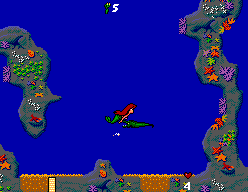 Ariel: The Little Mermaid (SMS) &nbsp; &copy; Tectoy 1997 &nbsp;  5/6