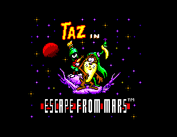 Taz In Escape From Mars (SMS)   © Tectoy 1996    1/3