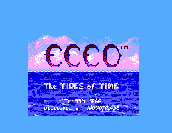 Ecco: The Tides Of Time (SMS)   © Tectoy 1996    1/3