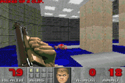 Doom II (ZDC) &nbsp; &copy; Tapwave 2004 &nbsp;  5/8