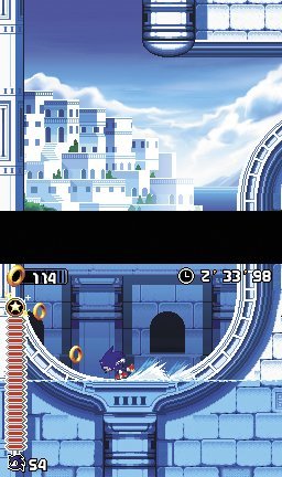 Sonic Rush (NDS)   © Sega 2005    2/3