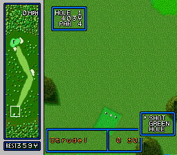 HAL's Hole In One Golf (SNES)   © HAL Laboratory 1991    3/3