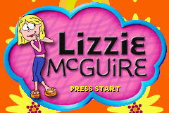 Lizzie McGuire On The Go! (GBA)   © Disney Interactive 2003    1/3