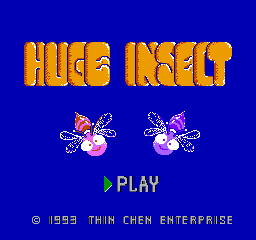 Huge Insect (NES)   © Sachen 1993    1/3
