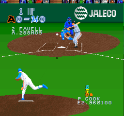 Super Bases Loaded (SNES)   © Jaleco 1991    2/3