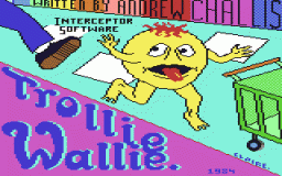 Trollie Wallie (C64)   © Interceptor Micros 1984    1/3