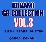 Konami GB Collection Vol. 3 (2000) (GBC)   © Konami 2000    1/6