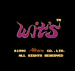 Wit's (NES)   © Athena 1990    1/3