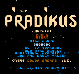 P'radikus Conflict (NES) &nbsp; &copy; Color Dreams 1990 &nbsp;  1/3