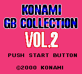 Konami GB Collection Vol. 2 (2000) (GBC)   © Konami 2000    1/6