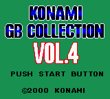 Konami GB Collection Vol. 4 (2000) (GBC)   © Konami 2000    1/6