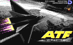 ATF: Advanced Tactical Fighter (C64) &nbsp; &copy; Digital Integration 1988 &nbsp;  1/2