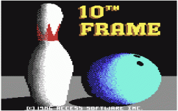 10th Frame (C64)   © Access Software 1986    1/3