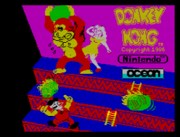 Donkey Kong (SPC)   © Ocean 1986    1/3