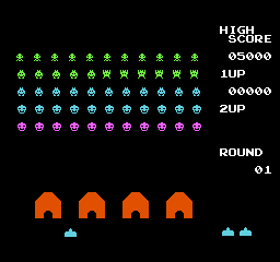 Space Invaders (NES)   © Taito 1985    2/3