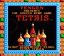 Tetris (Tengen) (NES)   © Tengen 1988    1/1