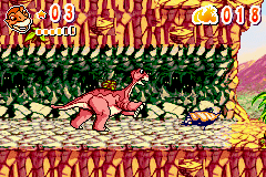 The Land Before Time: Into The Mysterious Beyond (GBA)   © Game Factory 2006    3/3