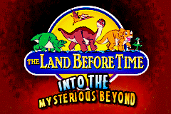The Land Before Time: Into The Mysterious Beyond (GBA)   © Game Factory 2006    1/3