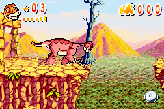 The Land Before Time: Into The Mysterious Beyond (GBA)   © Game Factory 2006    2/3