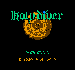 Holy Diver (NES)   © Irem 1989    1/3