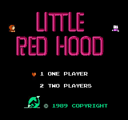 Little Red Hood (NES)   © Home Entertainment Suppliers 1990    1/3