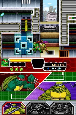 Teenage Mutant Ninja Turtles 3: Mutant Nightmare (NDS)   © Konami 2005    5/6