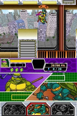 Teenage Mutant Ninja Turtles 3: Mutant Nightmare (NDS)   © Konami 2005    6/6