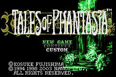 Tales Of Phantasia (GBA)   © Namco 2003    1/4