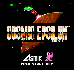 Cosmic Epsilon (NES)   © Asmik Ace 1989    1/3