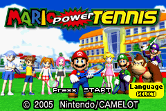 Mario Tennis: Power Tour (GBA)   © Nintendo 2005    1/3
