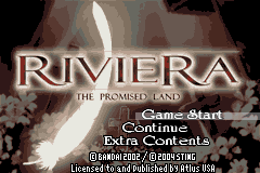 Riviera: The Promised Land (GBA)   © Sting 2004    1/3