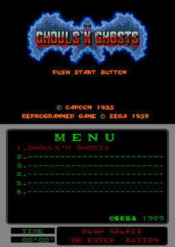 Ghouls 'N Ghosts [Mega-Tech] (ARC)   © Sega 1989    1/2