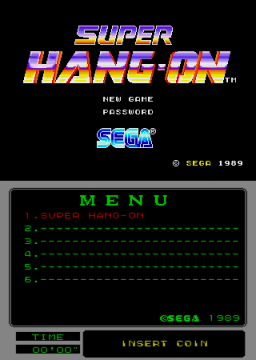 Super Hang-On [Mega-Tech] (ARC)   © Sega 1989    1/2