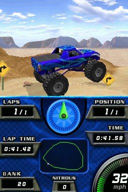 Monster Trucks DS (NDS)   © Majesco 2005    3/4