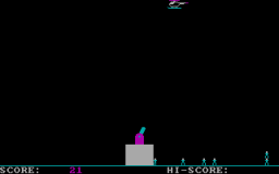 Paratrooper (PC) &nbsp; &copy; Orion Software 1982 &nbsp;  2/3