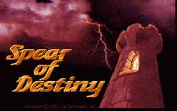 Spear Of Destiny (PC)   © id Software 1992    1/3