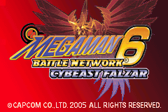 Mega Man Battle Network 6: Cybeast Falzar (GBA)   © Capcom 2005    1/3