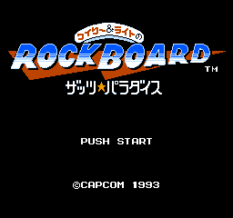 Wily And Light No Rock Board: That's Paradise (NES)   © Capcom 1993    1/3