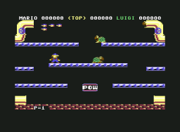 Mario Bros. (C64)   © Atari Corp. 1984    2/3