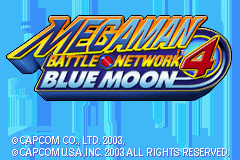 Mega Man Battle Network 4: Blue Moon (GBA)   © Capcom 2004    1/3