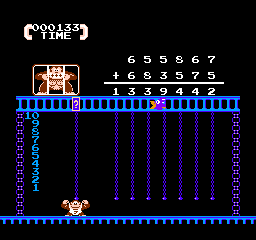 Donkey Kong Jr. / Jr. Sansuu Lesson (NES)   © Sharp 1983    3/3