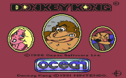 Donkey Kong [Ocean] (C64)   © Ocean 1986    1/3